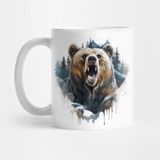 Roaring bear Mug